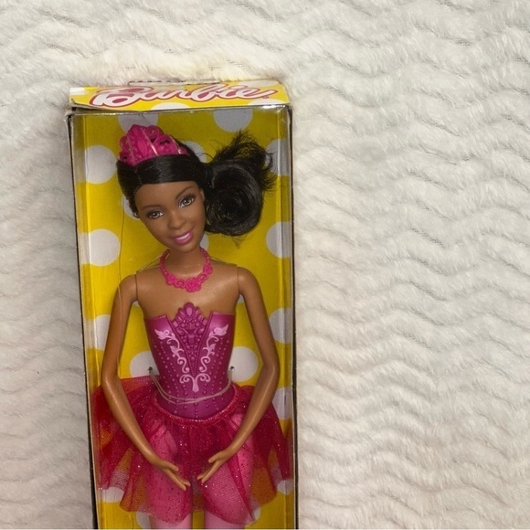 Barbie Ballerina "You Can Be Anything" Doll Pink Outfit Tiara Tutu 2016 NIB - Picture 3 of 12